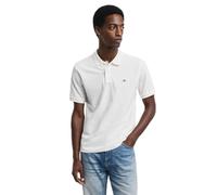 GANT Reg EMB Archive Shield Polo, Bianco, M Uomo