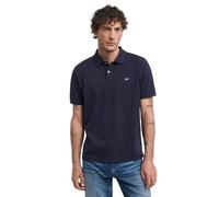 GANT Reg EMB Archive Shield Polo, Evening Blue, XL Uomo