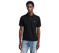 GANT Reg EMB Archive Shield Polo, Nero, XL Uomo