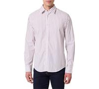 GANT Reg Fil A Fil - Maglietta a Righe, Colore: Rosso, L