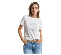 GANT Reg Graphic SS T-Shirt, Eggshell, M Donna