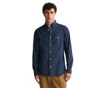 Gant Reg Indigo BD, Camicia Uomo, Dark Indigo,