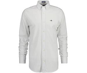 GANT REG JERSEY PIQUE SHIRT, Camicia elegante Uomo, Bianco ( WHITE ), L
