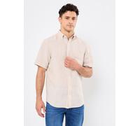 GANT - Reg Linen Ss Shirt Beige - Abbigliamento S Beige