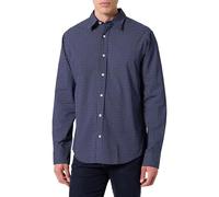 GANT Reg Micro Print Shirt, Blu, L