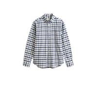 GANT Reg Oxford Check Shirt, Greyish Blue, M