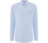 GANT REG OXFORD SHIRT BD, Camicia Uomo, Blu ( CAPRI BLUE ), L