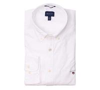 GANT REG OXFORD SHIRT, Camicia elegante Uomo, Bianco ( WHITE ), M