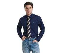 GANT REG PINPOINT OXFORD SHIRT, Camicia elegante Uomo, Blu ( MARINE ), XL