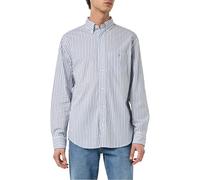 GANT Reg Poplin-Maglietta a Righe Camicia, Cielo Sereno, M Uomo