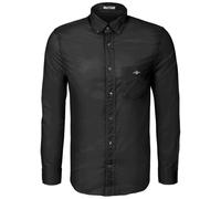 GANT REG POPLIN SHIRT, Camicia elegante Uomo, BLACK, 4XL