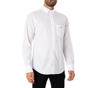 GANT REG POPLIN SHIRT, Camicia elegante Uomo, WHITE, XL