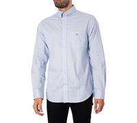 Camicia classica in popeline Gant Bleu 2XL