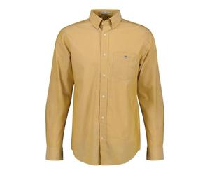 Gant Reg Poplin Shirt, Camicia Uomo, Maple Yellow, S