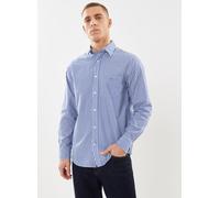 GANT - Reg Poplin Stripe Shirt Blu - Abbigliamento L Blu
