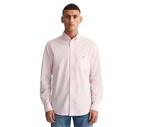 GANT REG POPLIN STRIPE SHIRT, Camicia elegante Uomo, Rosso ( LIGHT PINK ), L