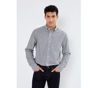 GANT - Reg Poplin Stripe Shirt Nero - Abbigliamento XXL Nero