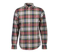 GANT Reg Poplin Tartan Check Shirt, Rosso Rubino, XXL