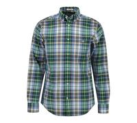 GANT Reg Poplin Tartan Check Shirt, Verde Foresta, S