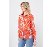 GANT - REG SAILING PRINT COT SILK SHIRT Arancione - Abbigliamento 36 Arancione
