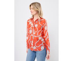 GANT - REG SAILING PRINT COT SILK SHIRT Arancione - Abbigliamento 38 Arancione