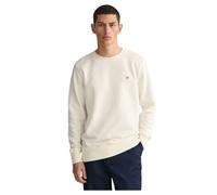 GANT REG SHIELD C-NECK SWEAT, Maglia di tuta Uomo, Avorio ( EGGSHELL ), XL