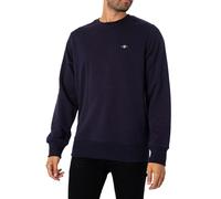 GANT REG SHIELD C-NECK SWEAT, Maglia di tuta Uomo, Blu ( EVENING BLUE ), 5XL