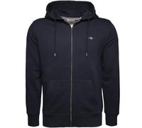 GANT Reg Shield-Felpa con Cappuccio E Zip Intera Uomo
