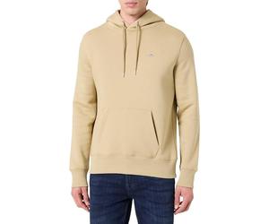 GANT Reg Shield Felpa con Cappuccio, Legno Beige, 4XL