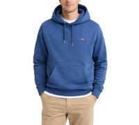 GANT Reg Shield Felpa con Cappuccio, Vintage Blu, L