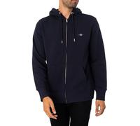 GANT REG SHIELD FULL ZIP HOODIE, Felpa con cappuccio Uomo, Blu ( EVENING BLUE ), 4XL