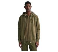GANT REG SHIELD FULL ZIP HOODIE, Felpa con cappuccio Uomo, Verde ( RACING GREEN ), 3XL