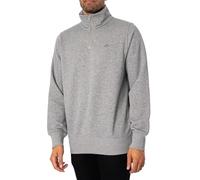 GANT REG SHIELD HALF ZIP SWEAT, Maglia di tuta Uomo, Grigio ( GREY MELANGE ), XXL