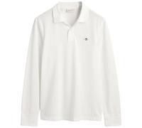 Gant Reg Shield Rugger Long Sleeve Polo Bianco XL Uomo