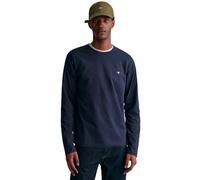 GANT REG SHIELD LS T-SHIRT, T-shirt Uomo, Blu ( EVENING BLUE ), M
