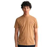 GANT Reg Shield SS-Maglietta T-Shirt, Caldo Cachi, S Uomo