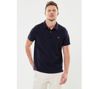 Polo Gant Shield manica corta blu navy - M