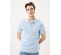 GANT - Reg Shield Ss Pique Polo Blu - Abbigliamento S Blu