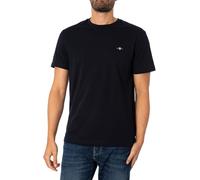 T-shirt Gant Shield nero puro manica corta - M