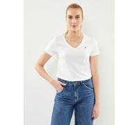 GANT - Reg Shield Ss V-Neck T-Shirt Bianco - Abbigliamento XS Bianco