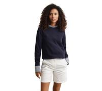GANT Reg Tonal Shield C-Neck Sweat, Blu - Evening Blue, S