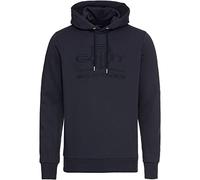 GANT Reg Tonal Shield-Felpa con Cappuccio Uomo