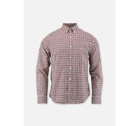 GANT - Reg Twill Gingham Shirt Rosso - Abbigliamento M Rosso
