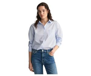 GANT REL POPLIN SHIRT, Camicia elegante Donna, Blu ( LIGHT BLUE ), 44