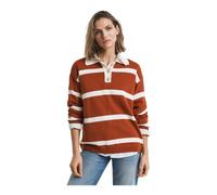 Gant - Rugger a Righe in Maglia - - Tops - Donna - Marrone - M