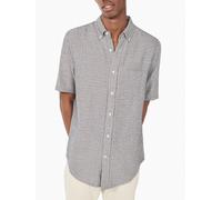 GANT RUGGER Camicia A Maniche Corte Microstrisce Blu Boucle 341164