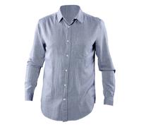 GANT RUGGER Camicia Leggera In Twill Blu Persiano Uomo 344777 Taglia M $135 NWT