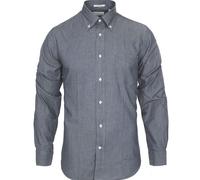 GANT RUGGER Camicia Oxford Button Down Leggera Indigo Taglia X-Piccola