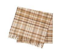 Gant - Sciarpa in Lana a Quadri - - Accessories - Donna - Beige - ONE SIZE