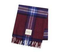 Gant - Sciarpa Tartan - - Accessories - Donna - Rosso - ONE SIZE